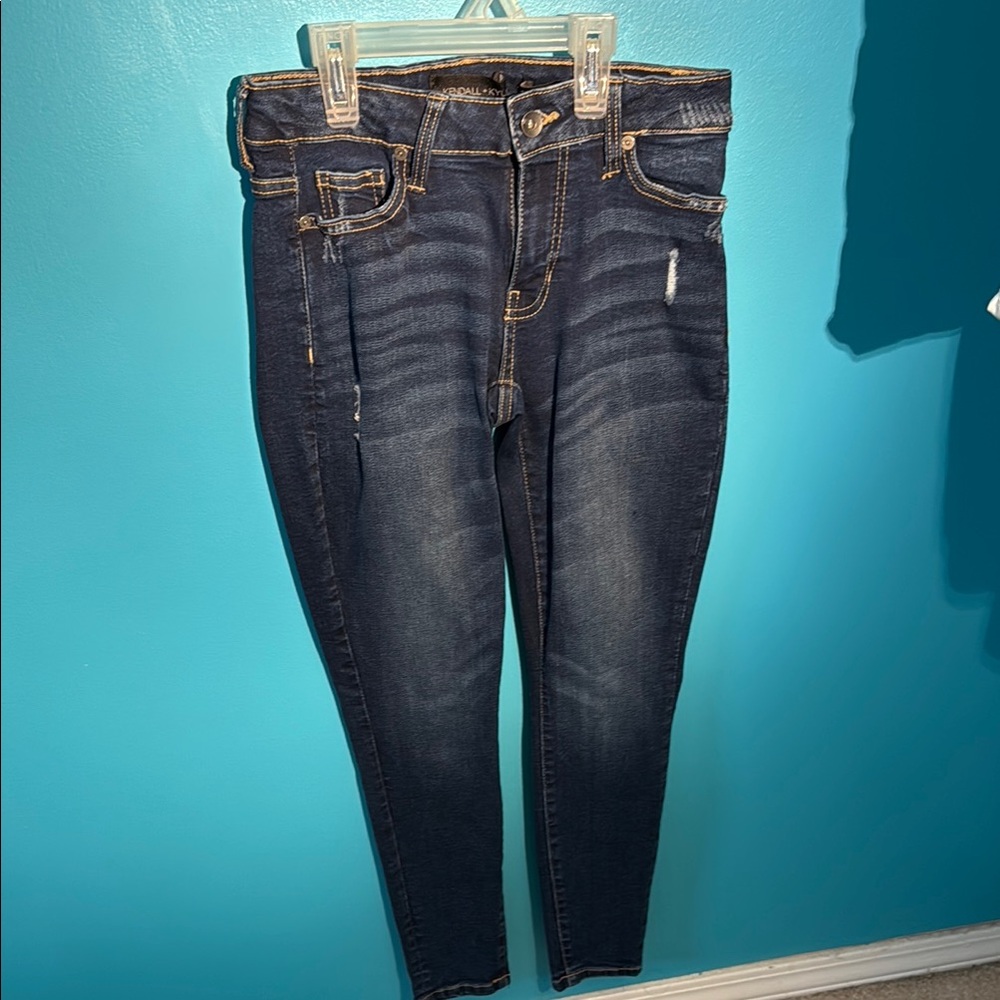Kendall & Kylie Dark Blue Kids Jeans